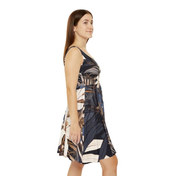 Boho Vogue-Inspired Tropical Gym Wear Dress – Elite Athletic Elegance