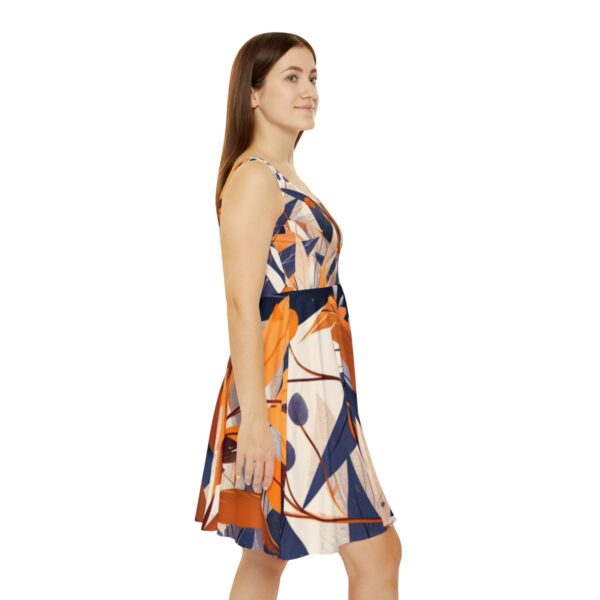 Boho Edge Neutral-Tone Gym Dress: Seamless Tropical Elegance