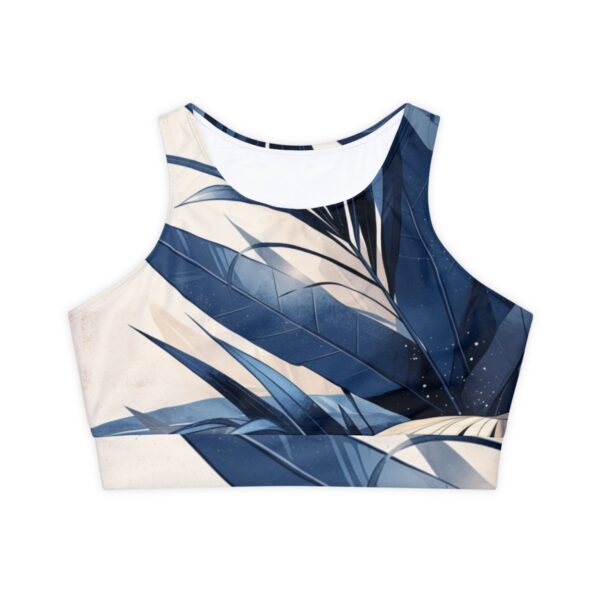 Boho Edge Activewear Sports Bra  Neutral Tones, Padded & Lined